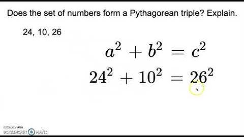 Geometry: 8-1 Pythagorean Theorem and Its Converse MathXL