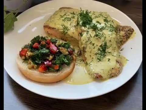 طريقة سمك السلمون بالليمون