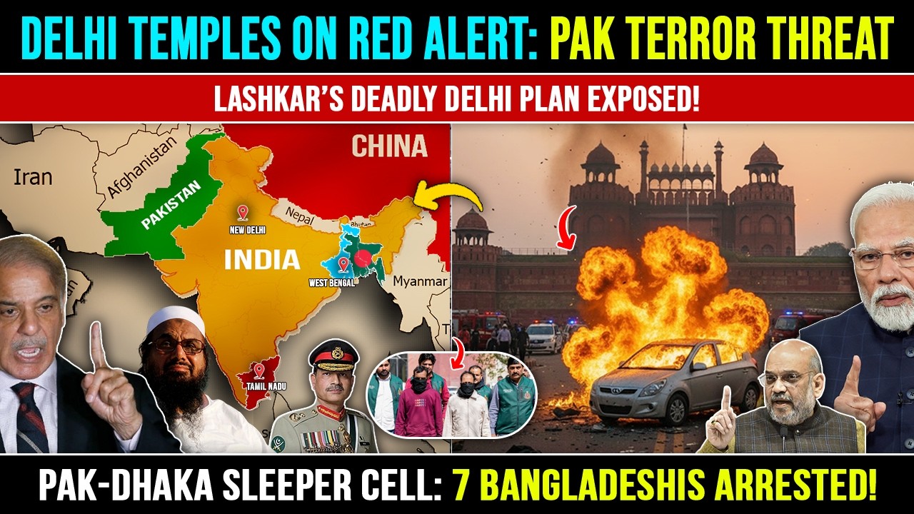 Will India Pakistan War Erupt After Delhi Terror Plot Exposed? | Delhi Blast | Indian Defence Update