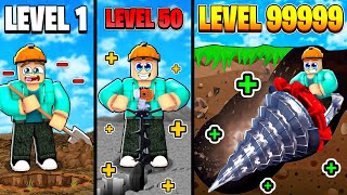 I BECAME MAX LVL DIGGER IN ROBLOX!!