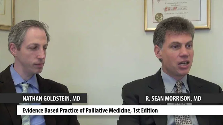 Drs. R. Sean Morrison and Nathan Goldstein, Elsevi...