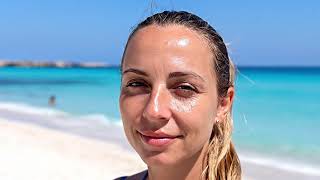 Formentera Light Ultra-Realistic Woman Close-Up To Beach Reveal
