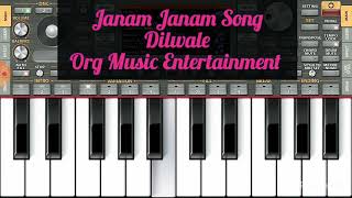 Janam Janam (Dilwale) instrumental cover with org piano screenshot 5