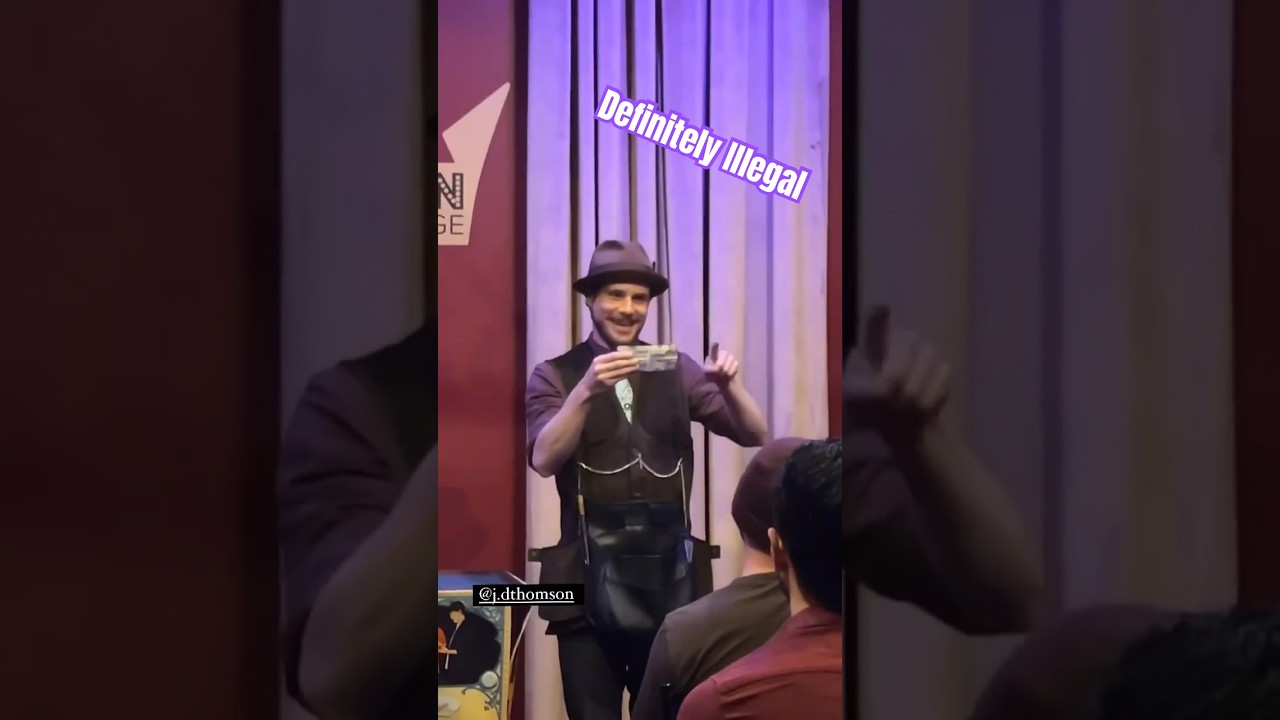 A classic of magic and current events… 