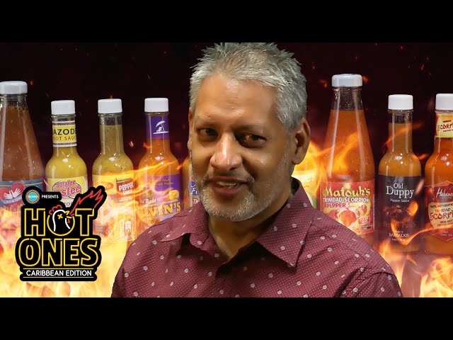 Government Minister’s Mouth on Fire | Hot Ones Caribbean Ep 12 Clarence Rambharat | FULL EPISODE