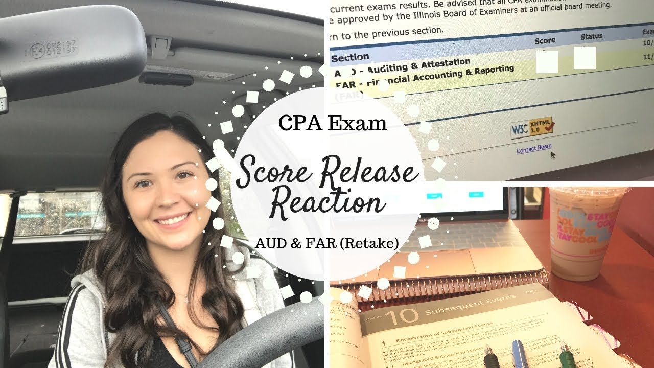 DID I PASS??? | AUD & FAR (Retake) Score Release Reaction | CPA Exam |