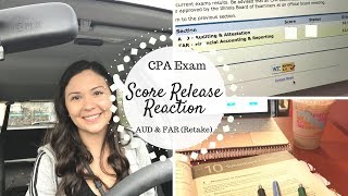 DID I PASS??? | AUD & FAR (Retake) Score Release Reaction | CPA Exam |