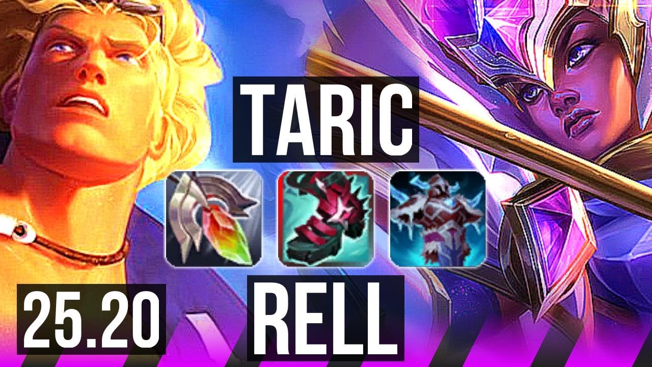 TARIC & Jhin vs RELL & Lucian (SUP) | 3/1/22, Rank 7 Taric | KR Challenger | 25.20