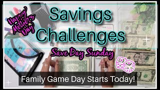 Save Day Sunday | Mothers Day Edition| Challenge Completed | Family Roll & Save #savingschallenges
