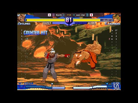 Street Fighter Alpha 3 - 🇰🇷 BeastK(A) vs 🇯🇵 muse-chan(B) | Fightcade (2026-06-21 09:00 UTC)