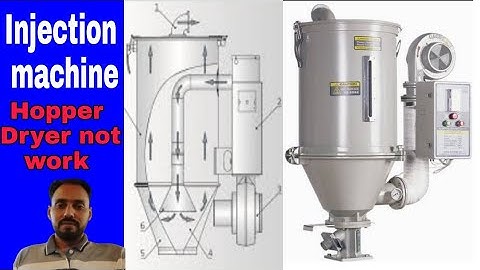 Hopper dryer not work .injection molding machine  dryer