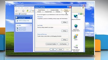 Windows® XP: How to change the visual effects settings?