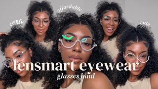 Cute Affordable Eyewear Haul Lensmart Review Try-On