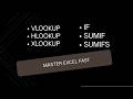 Excel Formulas for Finance | VLOOKUP, XLOOKUP, SUMIF, SUMIFS, IF (Full Practice Example) Summation