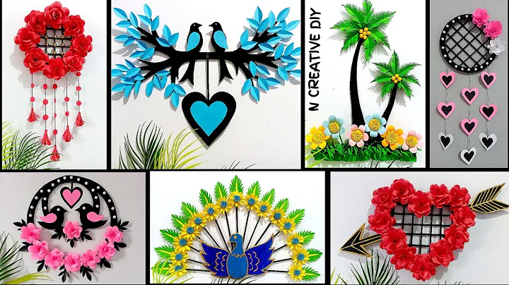 Best paper craft home decoration | Paper flower wall hanging | Diy room decor | Wall decor ideas