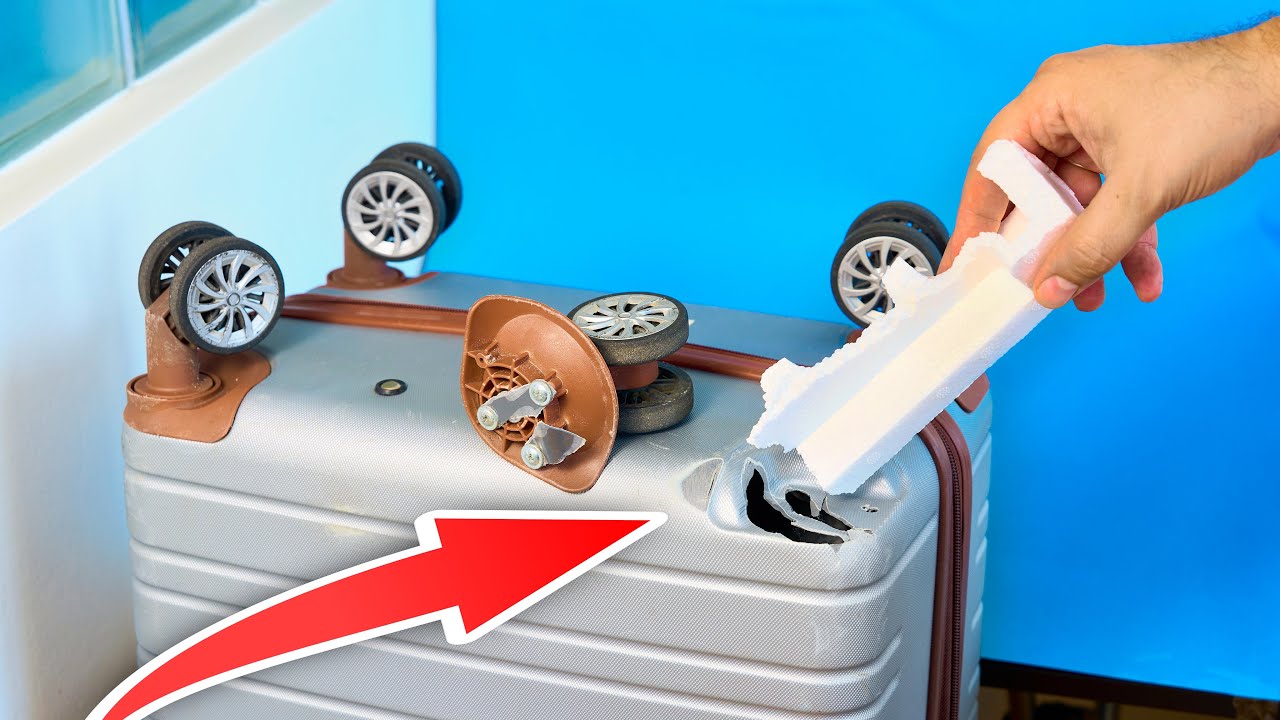 Don’t Throw Away Broken Hardshell Luggage! Fix it With This Simple Trick!