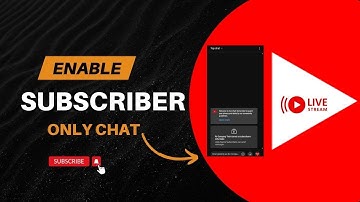 How to Enable Subscriber Only Chat in Youtube Live Stream