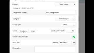 How to assign extra points in PowerTeacher Pro assignments