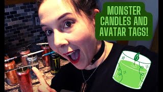 Monster Energy Candle making and Avatar Tag! #monsterenergy #tag #candle #avatar
