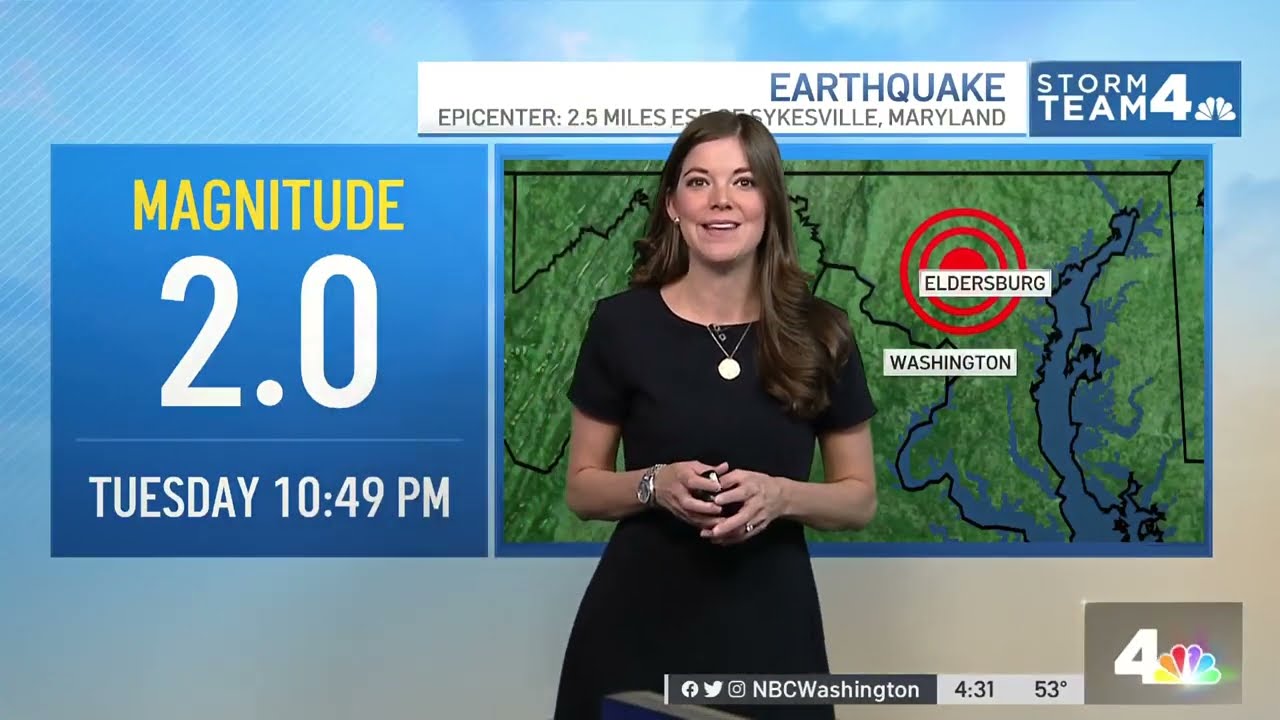 Geologist explains the 'very scary' earthquake felt by Maryland, DC ...