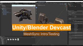 Unity/Blender Devcast - MeshSync Testing (Unity)