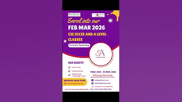 Enrol Now for the February March 2026 CIE IGCSE and A Level Classes! #shorts