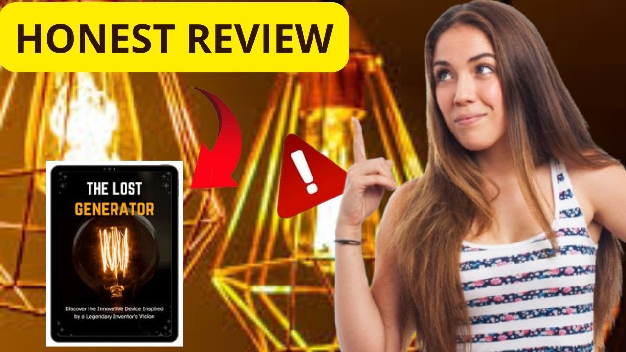 THE LOST GENERATOR- HOW TO CREATE FREE ENERGY AT HOME (STEP-BY-STEP GUIDE
