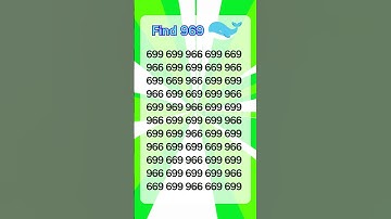 Check observation skill 75: only 7% people can find the number in 5 sec #shorts #spotthedifference