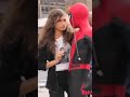 Zendaya Kissing Tom Holland Shorts 