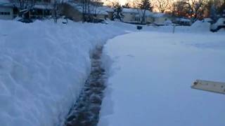 feb 8th snowstorm blizzard  2010 measuring stick.avi