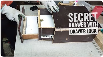 beginner Mode || Make secret compartment in Drawer || hidden drawer locker