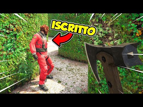 GTA 5 ITA - NASCONDINO NEL LABIRINTO CON GLI ISCRITTI