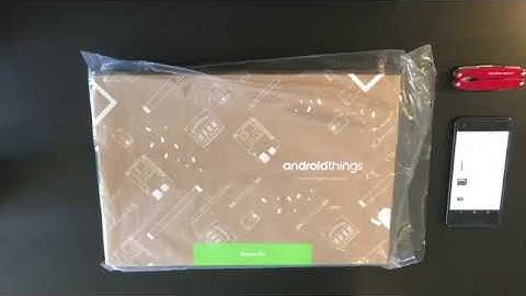 Android Things kit from Google I/O build and setup