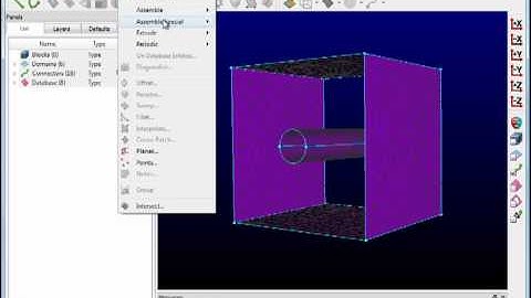 How to Create an Unstructured Domain with an Internal Edge