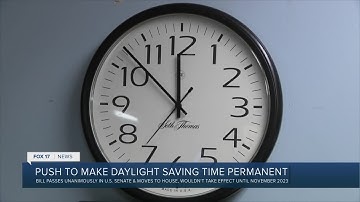 Push to make daylight saving time permanent