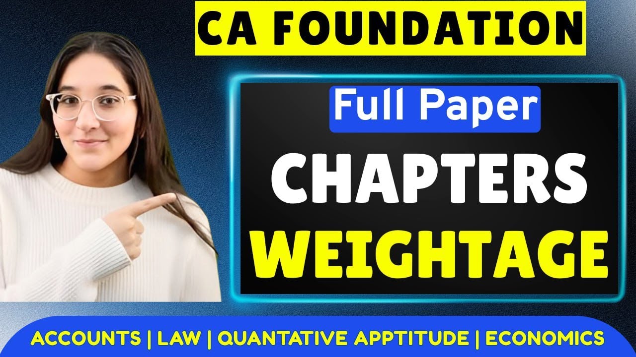 CA foundation may 26 strategy| ICAI CA foundation playlist | Chartered Accountant 