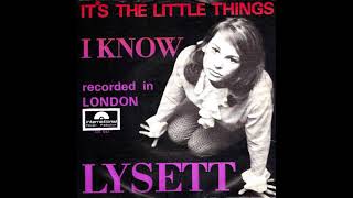 Video thumbnail of "Lysett - I Know"