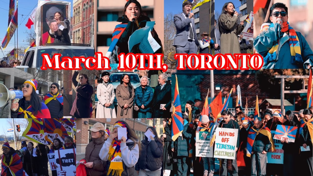 TORONTO MARCH 10TH 2025| TIBETAN 66TH UPRISING DAY| ✊ 