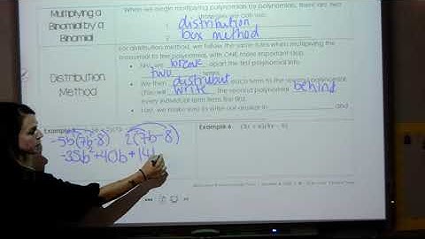 Multiplying Polynomials Day 1 Part 2