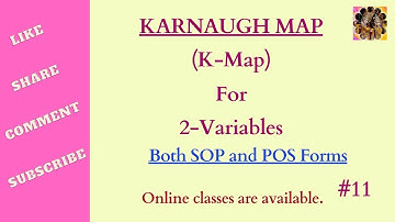 11. K-Map for two variables, SOP and POS Forms #karnaughmap #booleanalgebra