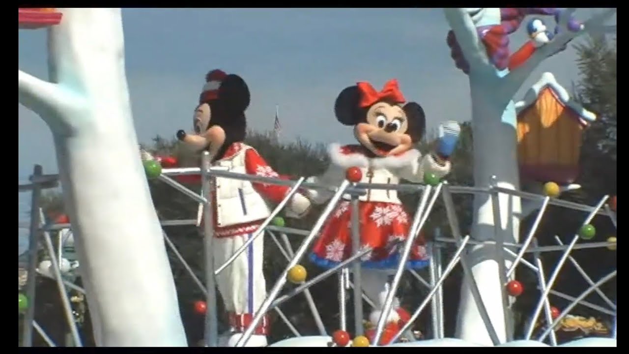 Xmas🧑‍🎄TDL ホワイトホリデーパレード　 (White Holiday Parade)　 ﾌﾟﾙｸﾞｰﾏﾂｸｽ＆ﾐｷﾐﾆ ﾎﾟｼﾞ