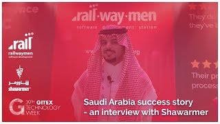 Saudi Arabia succes story - an interview with Shawarmer at #GITEX2019 screenshot 1