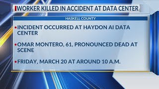 Worker killed in accident at data center in Haskell County