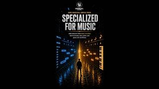 UE5 UMGMusicalGrids 2 3 Playback #unrealengine #musicgame #rhythmgame #pianovisualizer