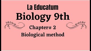 Biology 9Th, Ch Biological Problem And Biological Method