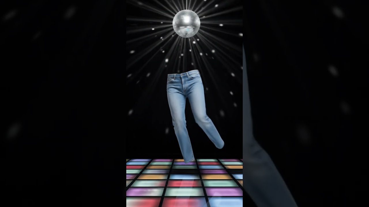 AI Whimsy: Boogie in Blue—Solo Jeans Tear Up the Disco Floor 👖✨🌐