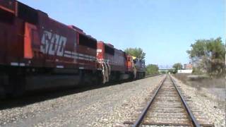 CSX G386 WITH SOO UNITS in Amsterdam, NY