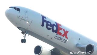 FedEx Express McDonnell Douglas MD-11F (N576FE) takeoff from KIX/RJBB (Osaka - Kansai) RWY 06R