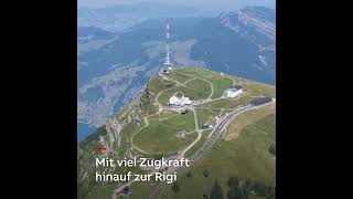 Hoch hinaus auf die Rigi mit modernster Bahntechnologie von ABB