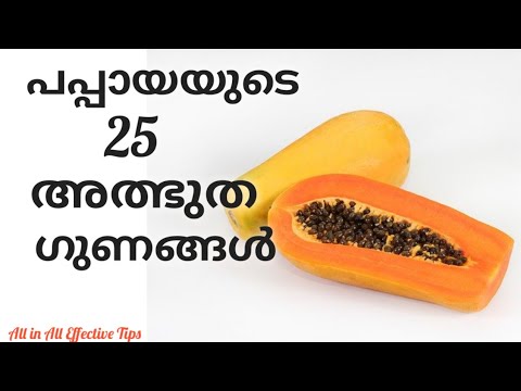 #25 Benefits Of Papaya Malayalam ||#25 പപ്പായയുടെ അത്ഭുത ഗുണങ്ങൾ|What The Papaya Contains|